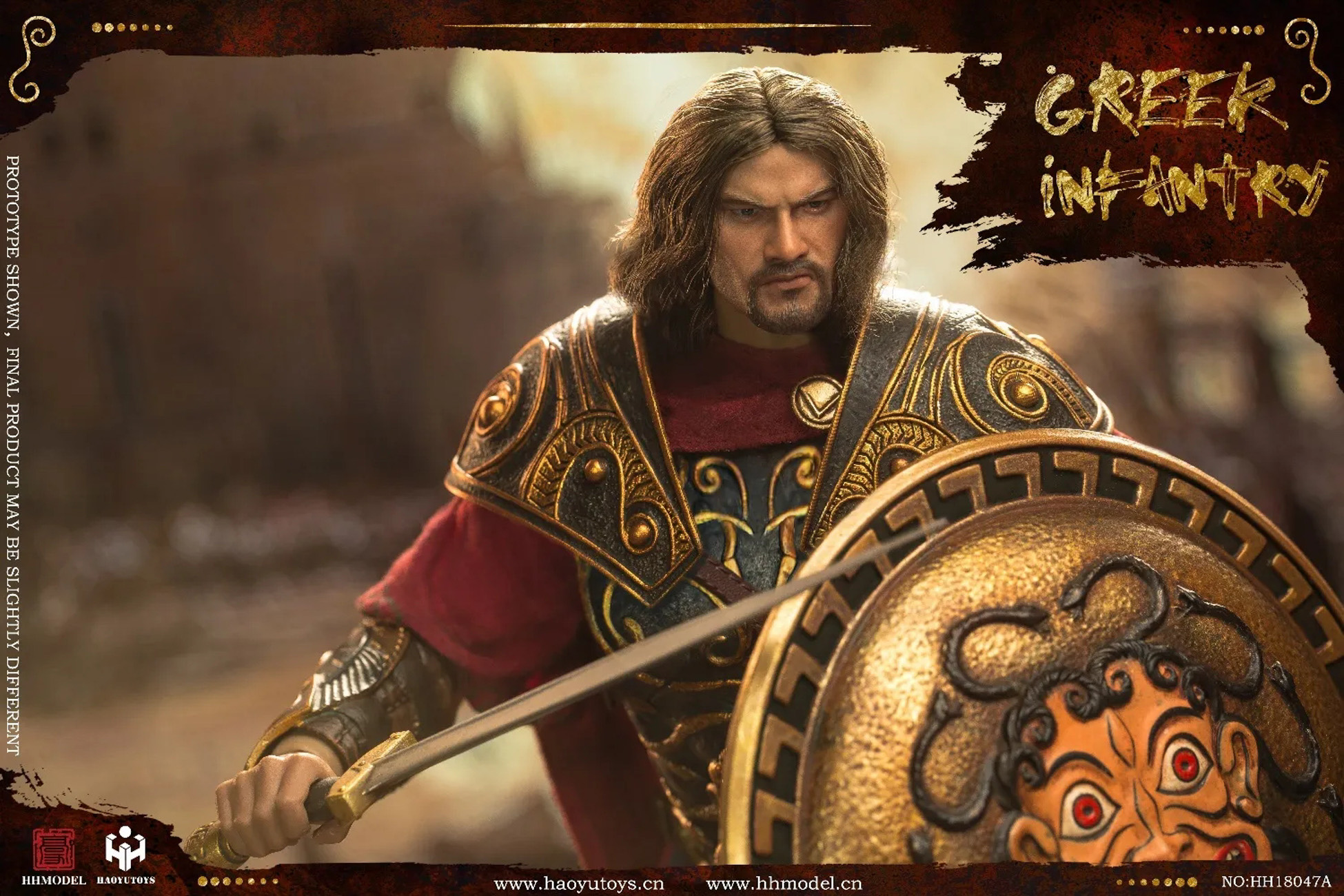 HHMODEL & HAOYUTOYS : 1/6 帝国军团 - 希腊步兵 HH18047A