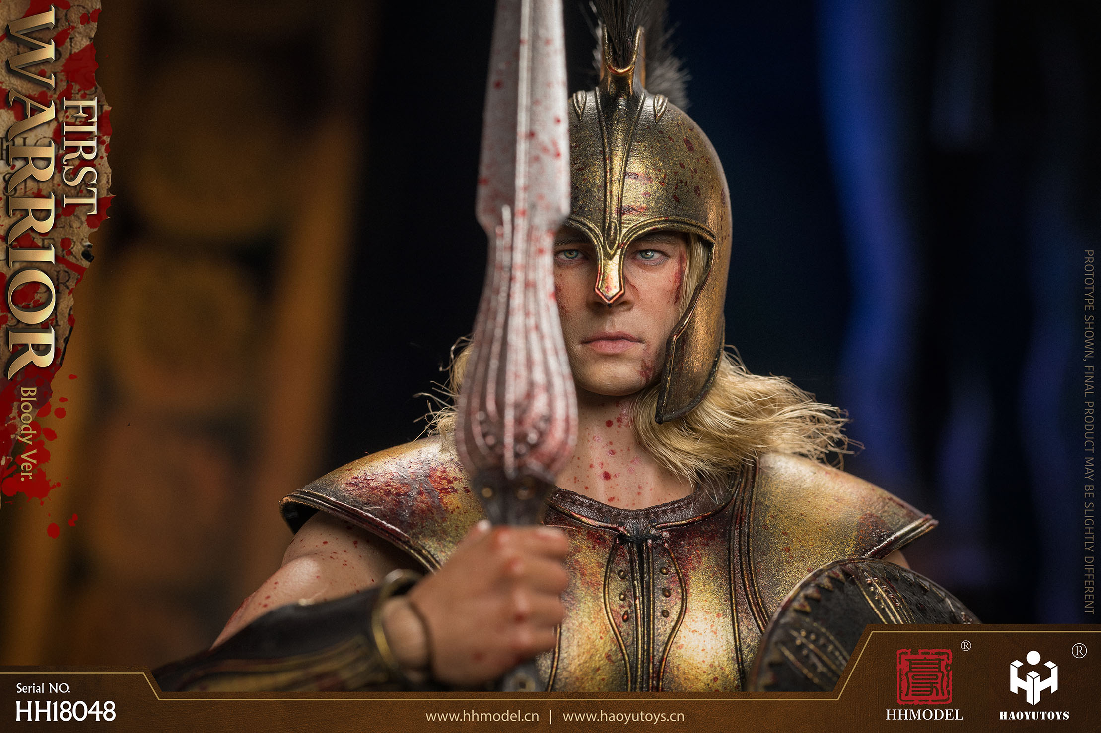 HHMODEL & HAOYUTOYS : 1/6 帝国军团 - 希腊第一勇士 血战版 HH18048