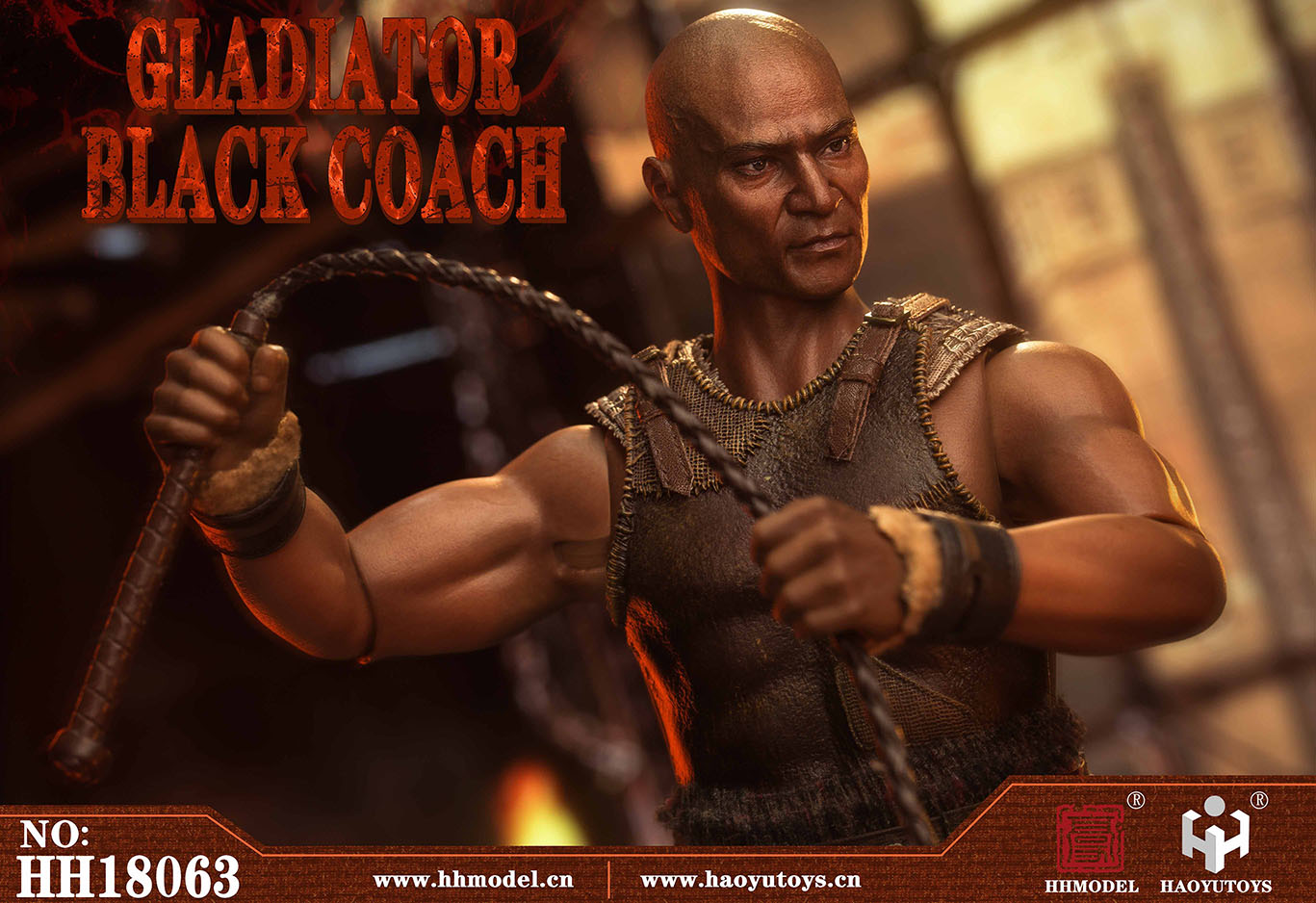 HHMODEL & HAOYUTOYS : 1/6 帝国军团 - 黑人教练 HH18063